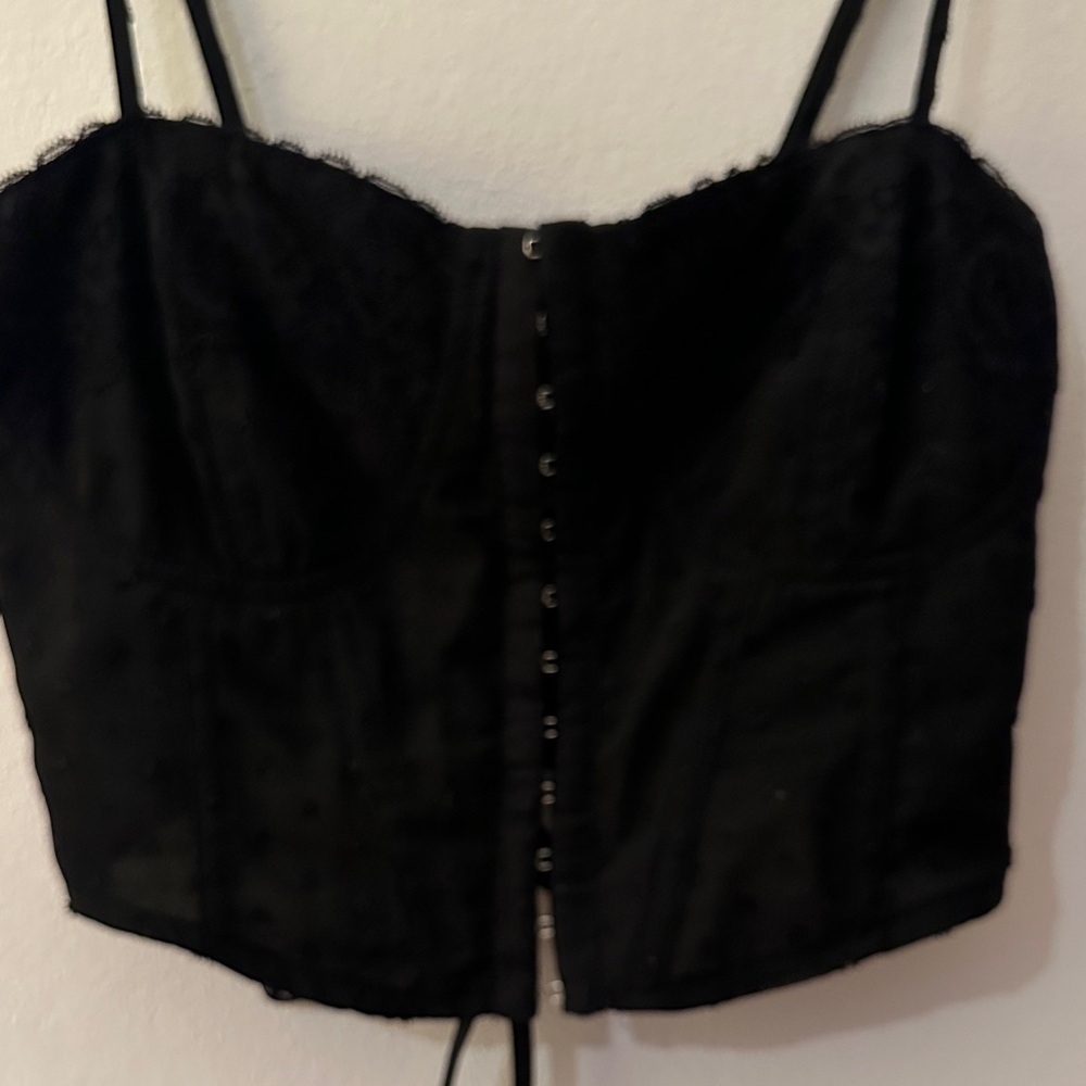 La Hearts Midnight Black Camisole - Preloved